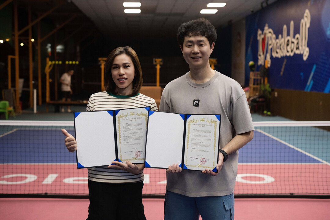 VOLPIC(볼픽), 베트남 나트랑과 MOU 체결..."한-베 피클볼 교류 확대"