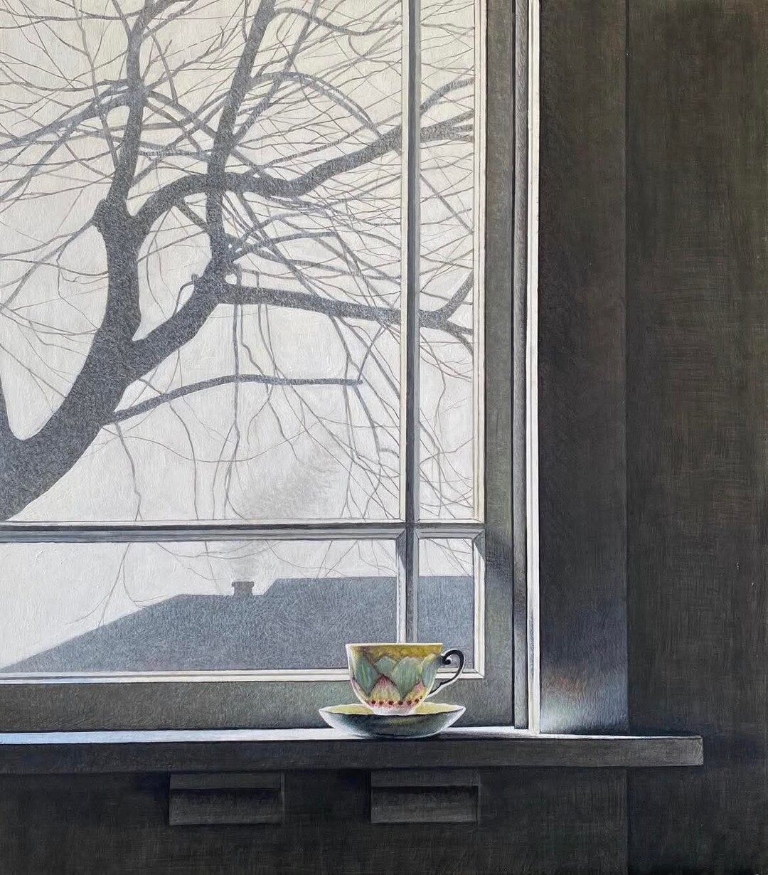 [이 그림] 고요한 겨울 창가의 시(詩), 에릭 톰슨의 