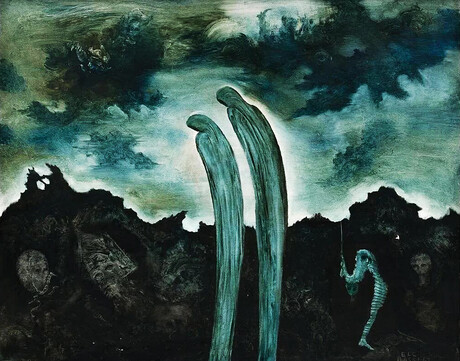 [이 그림] 소피아 바시(Sofia Bassi) ‘Dust to Dust’, 죽음과 존재의 경계를 캔버스에 새긴 작품