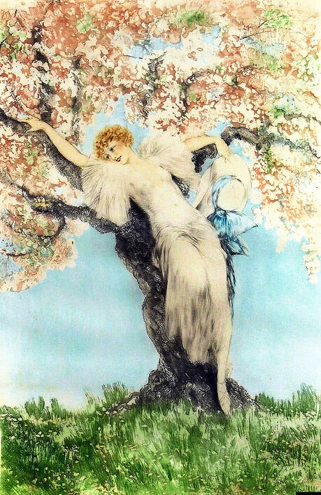 [이 그림] 루이 이카르트의 '프랭탕(Printemps)', 1932 -봄을 입은 여인, 아르데코의 절정