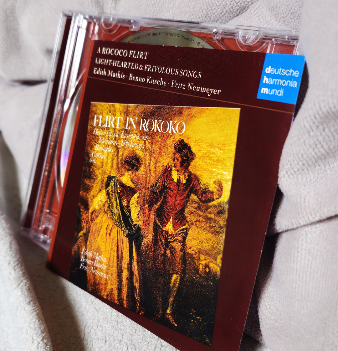 [이 소리] 로코코의 유희(Flirt im Rokoko), 에디트 마티스와 베노 쿠셰가 펼치는 18세기 독일 세속가곡의 향연