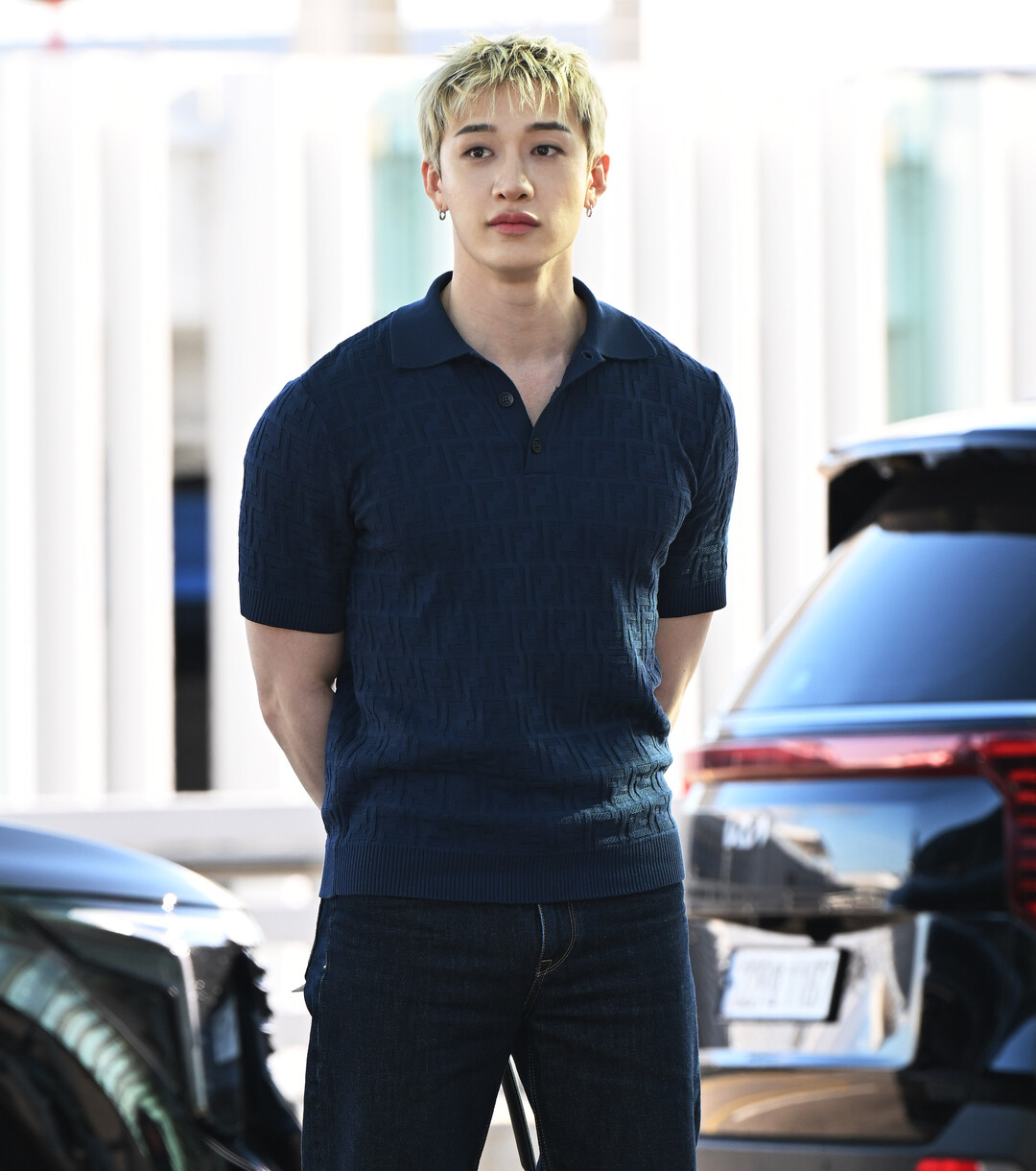 스트레이 키즈 방찬, 뉴욕 향하는 공항에서도 압도적 존재감
